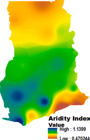 aridity index estimation
